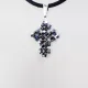 Small Cross - Phoebe-Black Suedine - 1